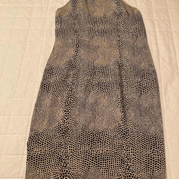 Vintage Maggie London Silk Cocktail Dress, Size 10 - Picture 5 of 5